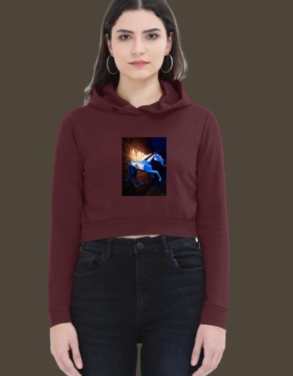 Female Cropped Hoodie - Image 6